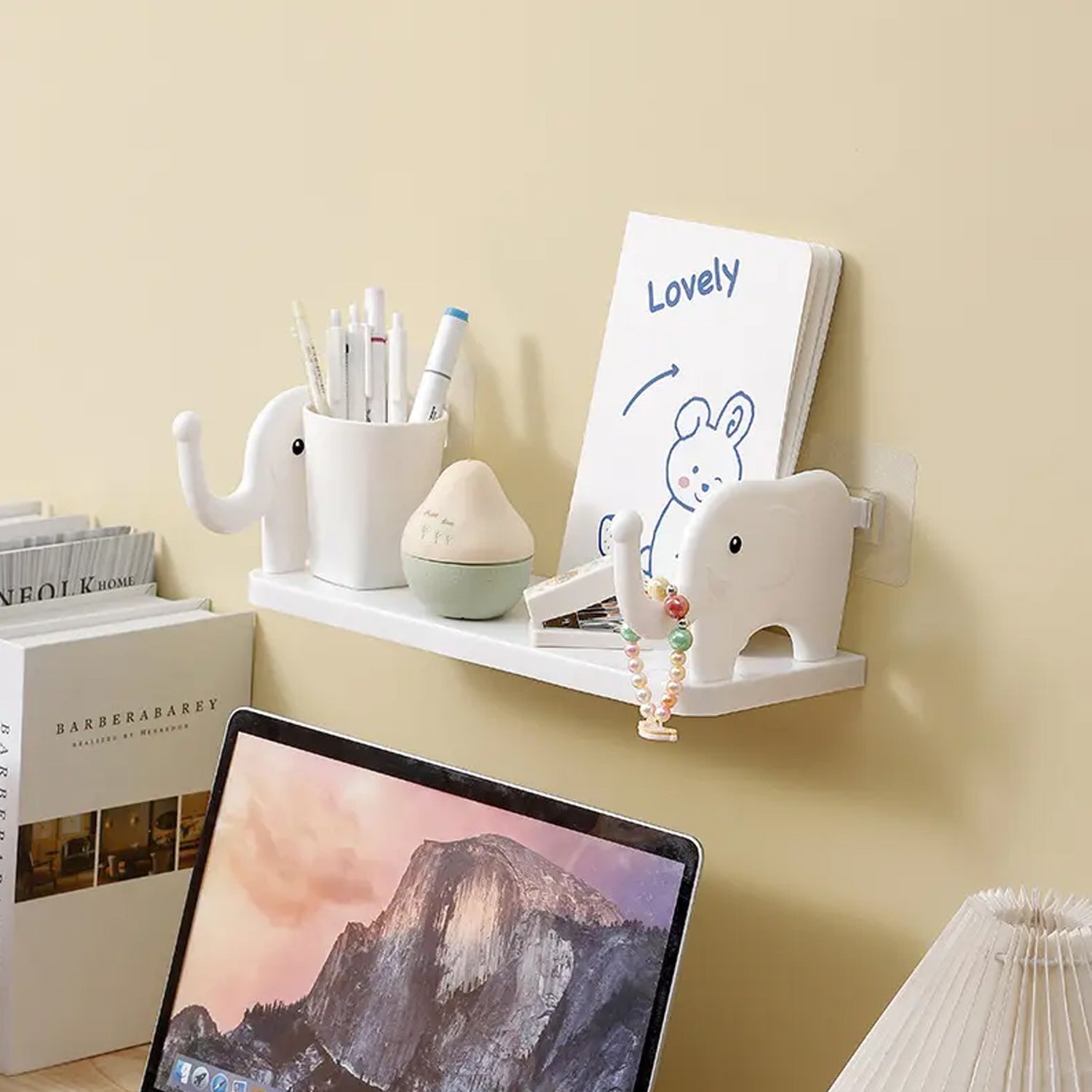 9272 MULTIFUNCTIONAL ELEPHANT SHAPED STORAGE SHELF, NO PUNCHING WALL MOUNTED MINI STORAGE RACK, CREATIVE CUTE ELEPHANT SHELF ORGANIZER FOR KITCHEN BATHROOM BEDROOM STUDY 9272 MULTIFUNCTIONAL ELEPHANT SHAPED STORAGE SHELF, NO PUNCHING WALL MOUNTED MINI STORAGE RACK, CREATIVE CUTE ELEPHANT SHELF ORGANIZER FOR KITCHEN BATHROOM BEDROOM STUDY